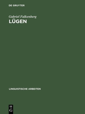 cover image of Lügen